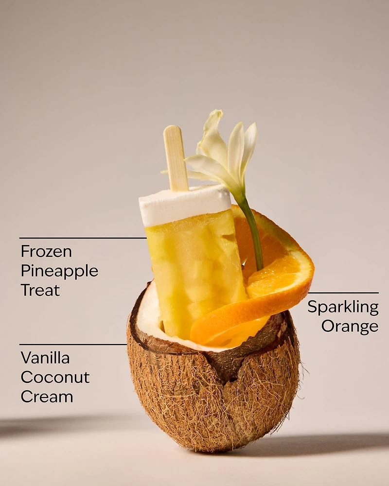 Piña Colada Swirl Cleansing Gel Hand Soap