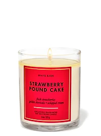 Strawberry Pound Cake Single Wick Candle
