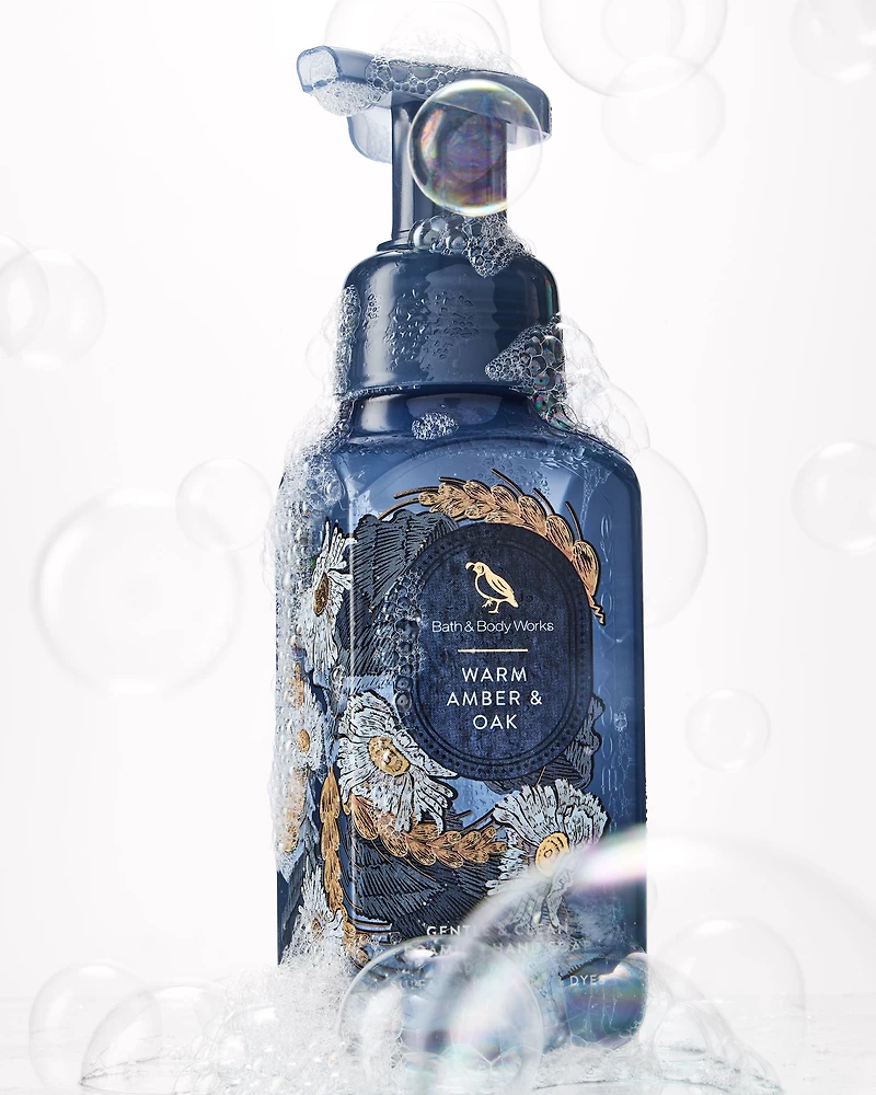 Warm Amber & Oak Gentle & Clean Foaming Hand Soap