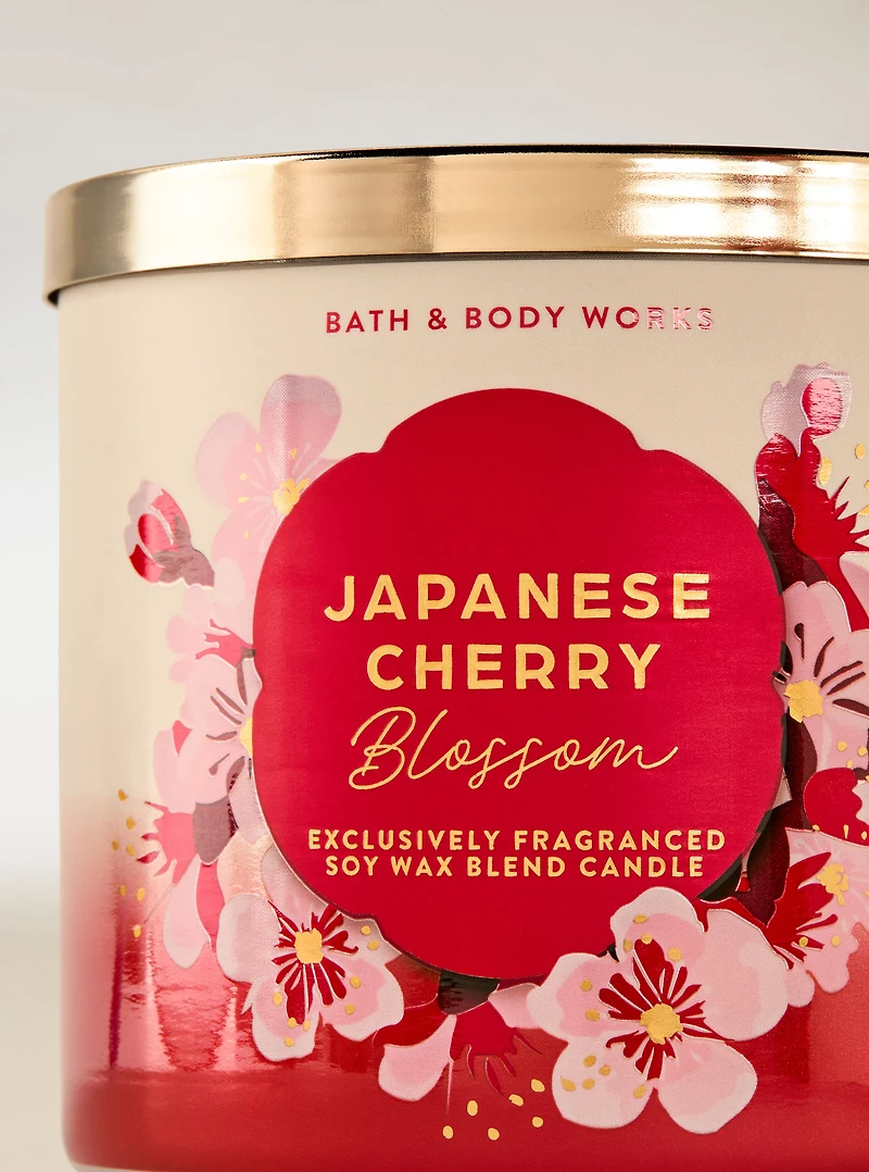 Japanese Cherry Blossom 3-Wick Candle
