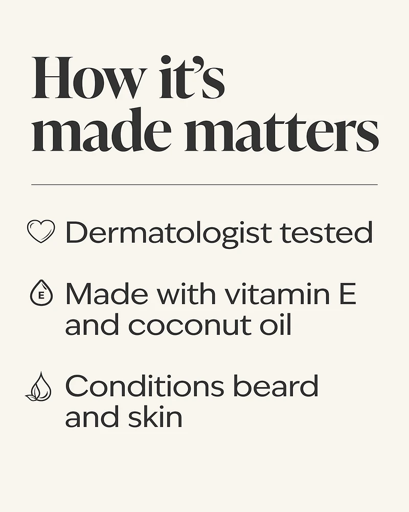 Beard Oil Coconut Oil & Vitamin E