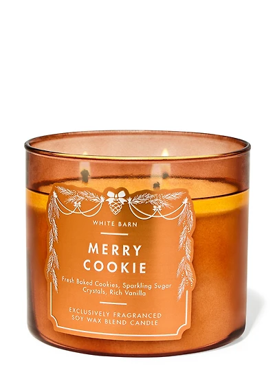 Merry Cookie 3-Wick Candle