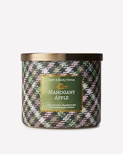 Mahogany Apple 3-Wick Candle