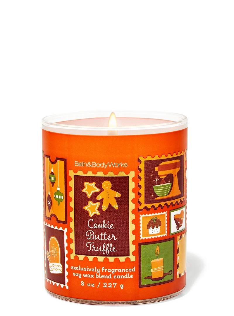 Cookie Butter Truffle Single Wick Candle