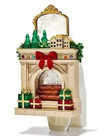 Holiday Fireplace Nightlight Wallflowers Fragrance Plug