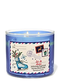 Let it Snow 3-Wick Candle