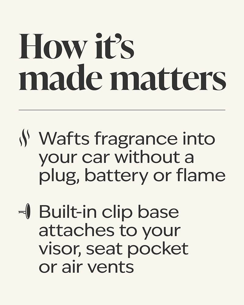 Leaves Car Fragrance Holder