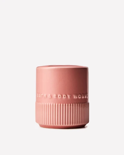 Dark Pink Ceramic Reed Vessel
