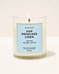 Sun Drenched Linen Single Wick Candle