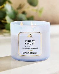 Violet & Musk 3-Wick Candle