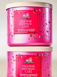 Milk Bar Birthday Cake 3-Wick Candle