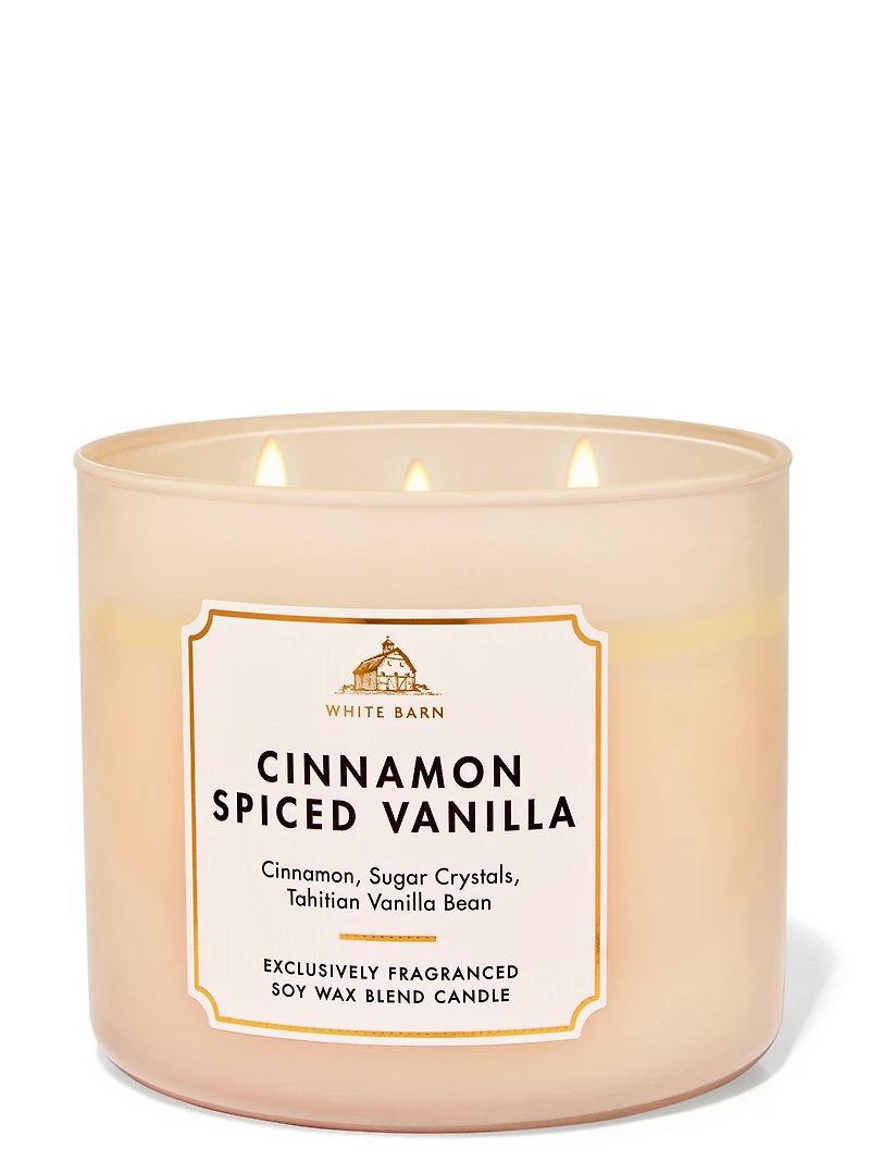 Cinnamon Spiced Vanilla 3-Wick Candle