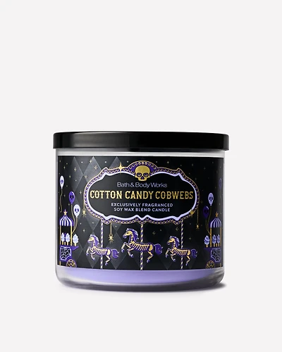 Cotton Candy Cobwebs 3-Wick Candle