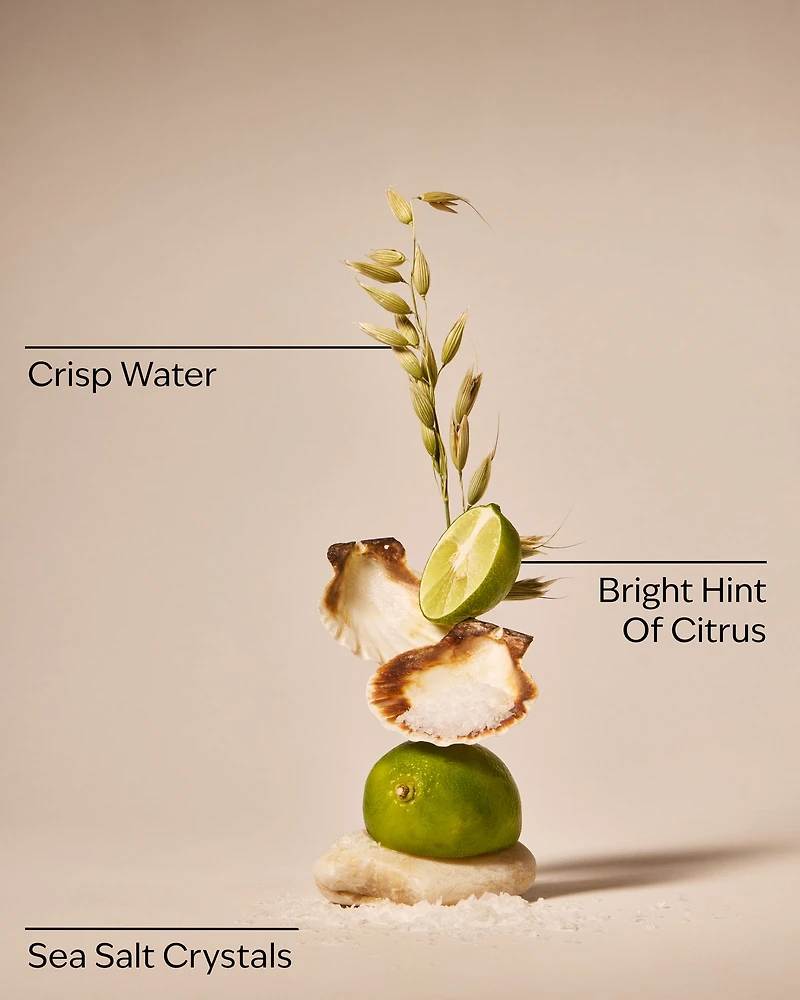 Fresh Water & Sea Salt 3-Wick Candle