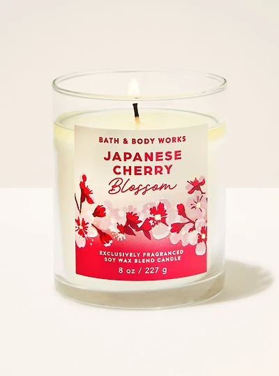 Japanese Cherry Blossom Single Wick Candle