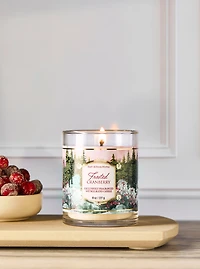 Frosted Cranberry Single Wick Candle