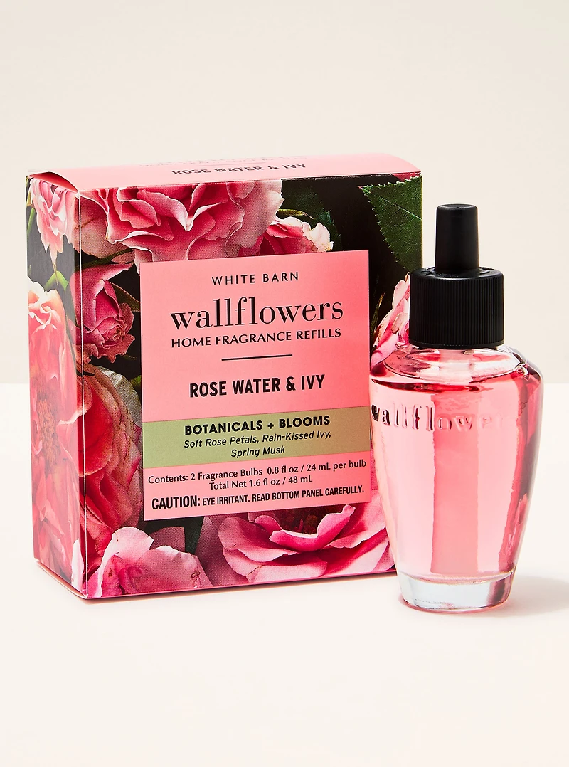 Rose Water & Ivy Wallflowers Refills 2-Pack