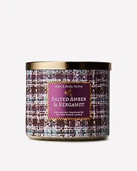 Salted Amber & Bergamot 3-Wick Candle