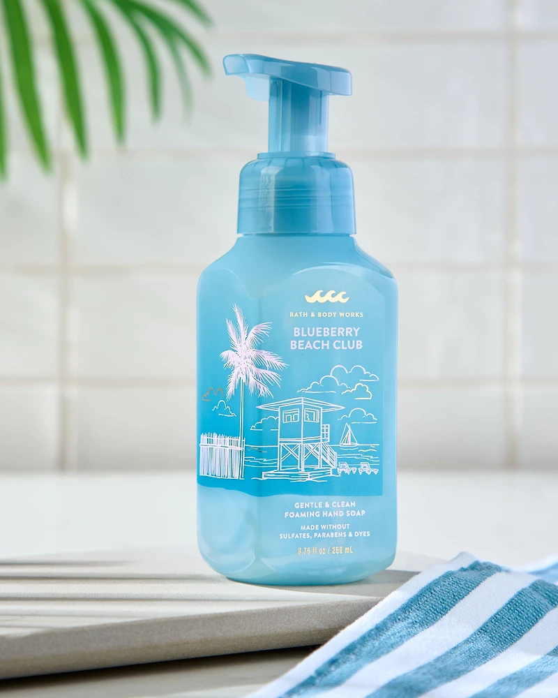 Blueberry Beach Club Gentle & Clean Foaming Hand Soap