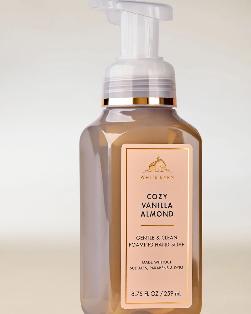 Cozy Vanilla Almond Gentle & Clean Foaming Hand Soap