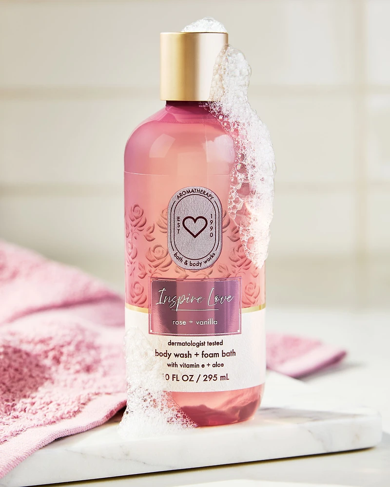 Rose Vanilla Body Wash & Foam Bath