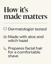 Shave Gel With Aloe & Witch Hazel