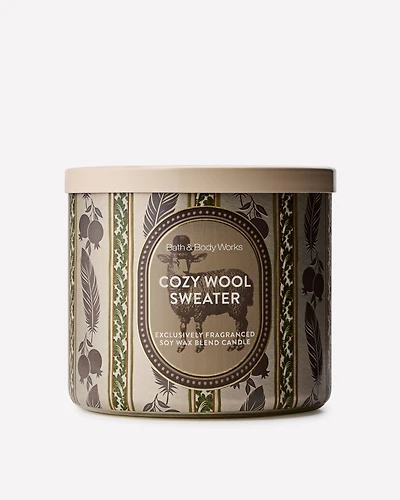 Cozy Wool Sweater 3-Wick Candle