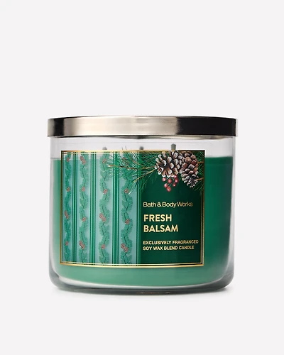 Fresh Balsam 3-Wick Candle
