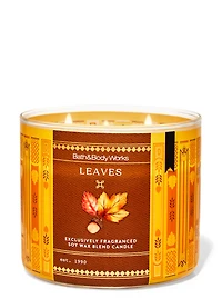 Leaves 3-Wick Candle