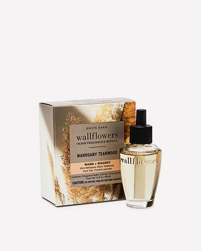 Mahogany Teakwood Wallflowers Refills 2-Pack