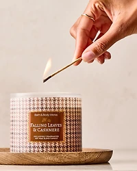 Falling Leaves & Cashmere 3-Wick Candle