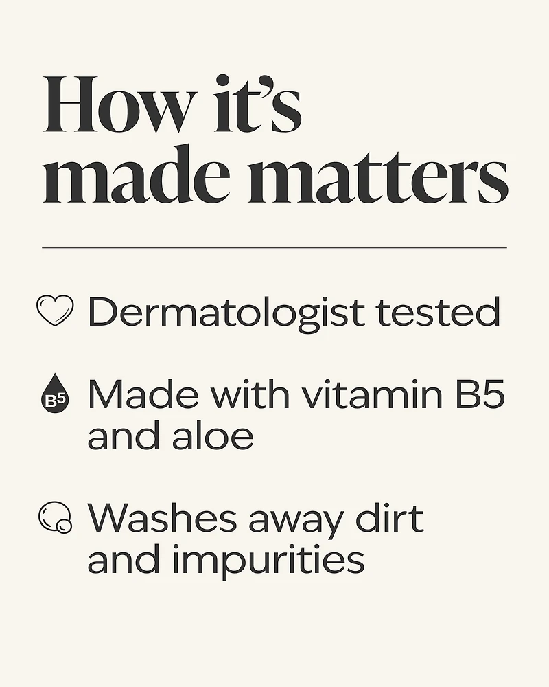 Beard & Face Wash Aloe & Vitamin B5