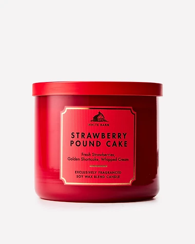 Strawberry Pound Cake 3-Wick Candle