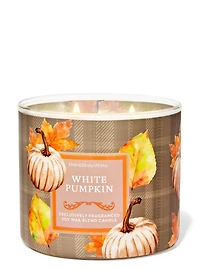White Pumpkin 3-Wick Candle