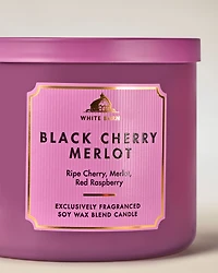 Black Cherry Merlot 3-Wick Candle