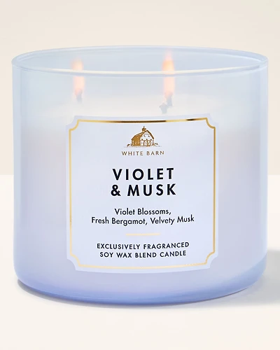 Violet & Musk 3-Wick Candle