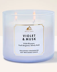 Violet & Musk 3-Wick Candle