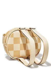 Checkered Dog Mini Backpack