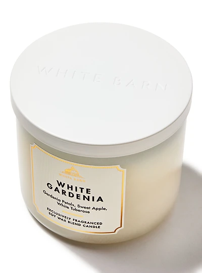 White Gardenia 3-Wick Candle