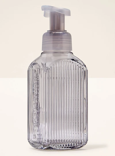 Charcoal Vertical Lines Gentle & Clean Foaming Hand Soap Dispenser