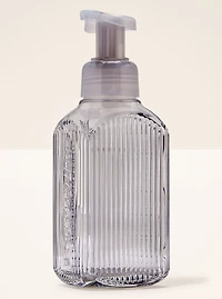 Charcoal Vertical Lines Gentle & Clean Foaming Hand Soap Dispenser