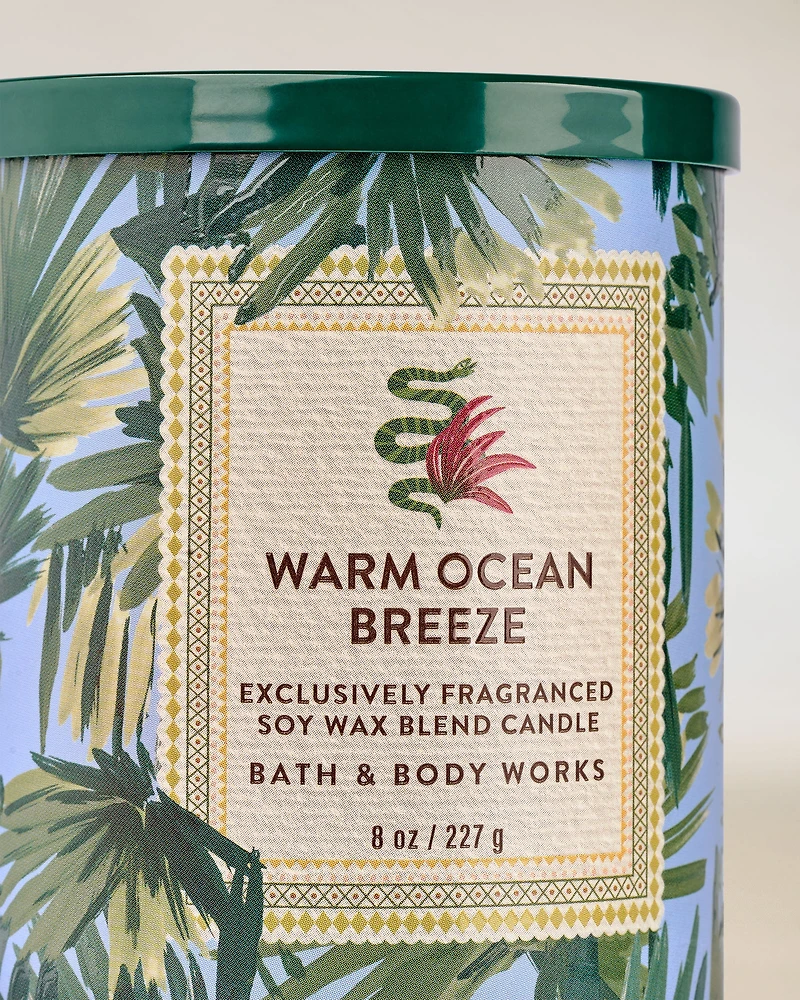 Warm Ocean Breeze Single Wick Candle