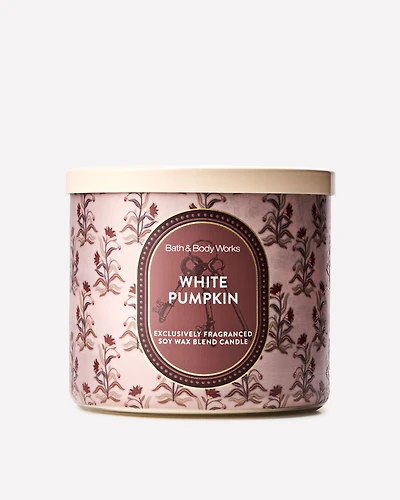 White Pumpkin 3-Wick Candle
