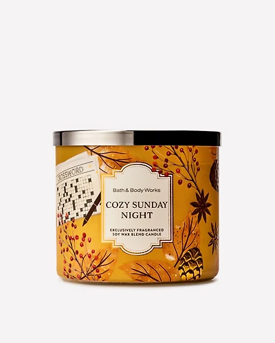 Cozy Sunday Night 3-Wick Candle