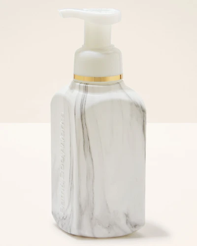 White Marble Gentle & Clean Foaming Hand Soap Dispenser