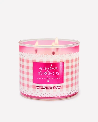 Gingham Gorgeous 3-Wick Candle