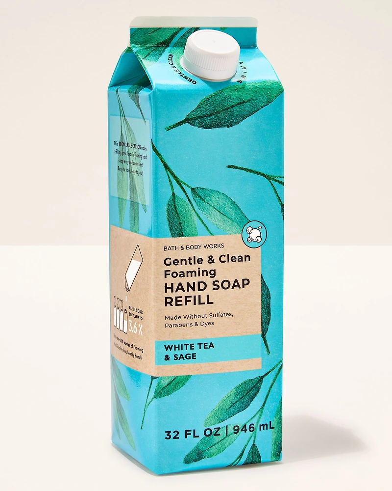 White Tea & Sage Gentle & Clean Foaming Refill