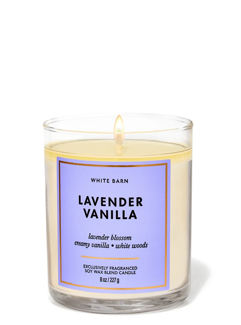 Lavender Vanilla Single Wick Candle