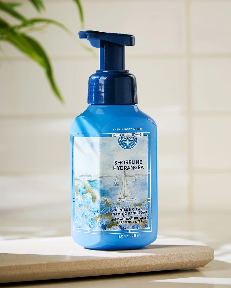 Shoreline Hydrangea Gentle & Clean Foaming Hand Soap