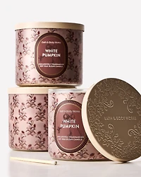 White Pumpkin 3-Wick Candle